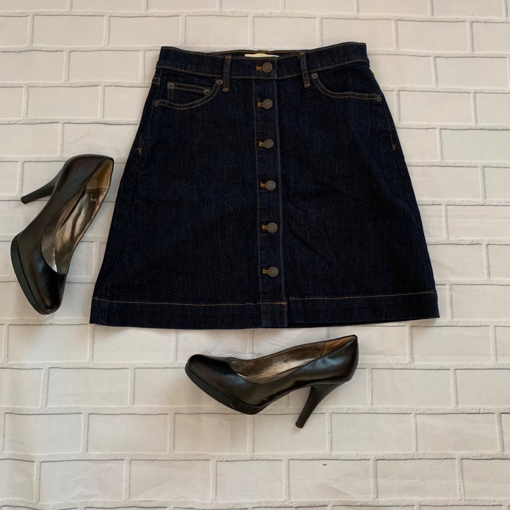 GAP Dark Wash Jean Skirt